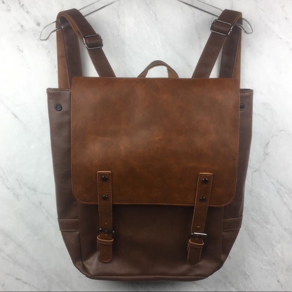 zebella leather backpack